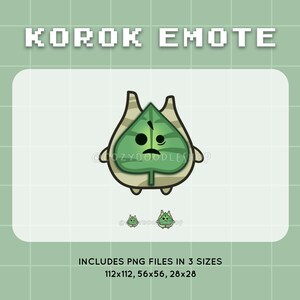 Korok Emote | Zelda | BOTW | TOTK | Twitch Discord