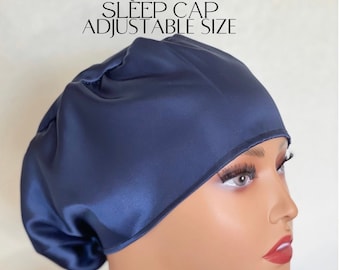 Satin cap, Sleeping cap, silk sleeping cap