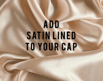 ADD ON: Satin Gefüttert