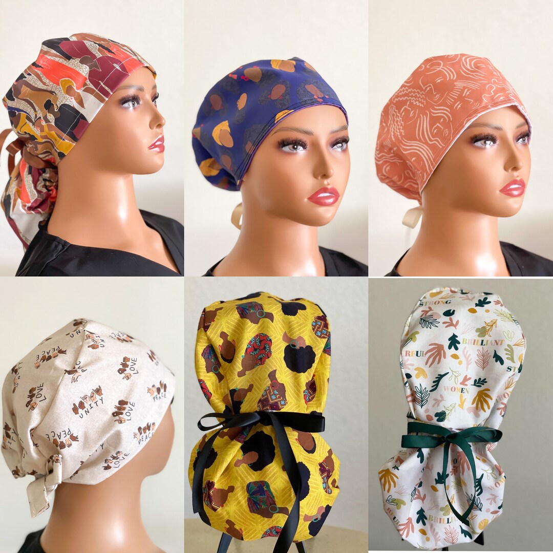 Empower Women Scrub Caps, Women Power Scrub Caps, Scrub Caps for Women