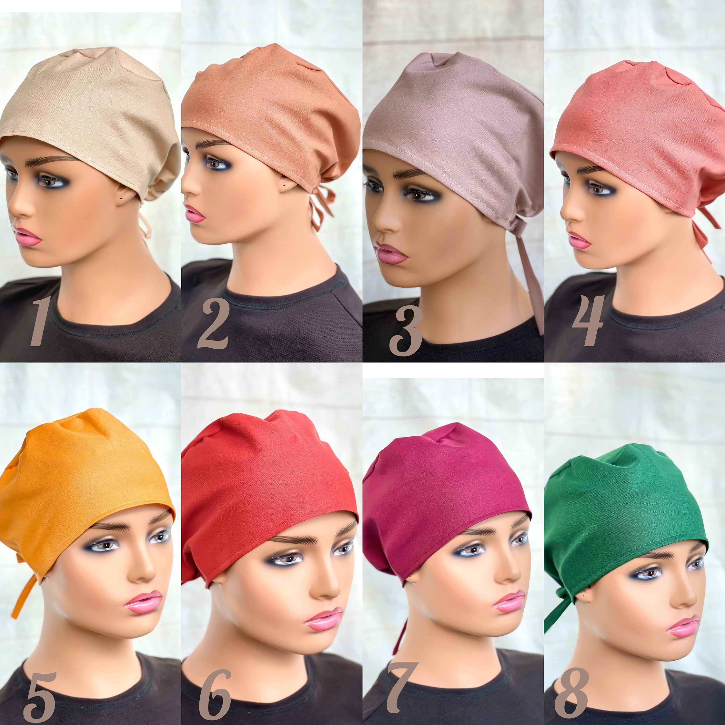 Women Neutral Scrub Hat Surgical 