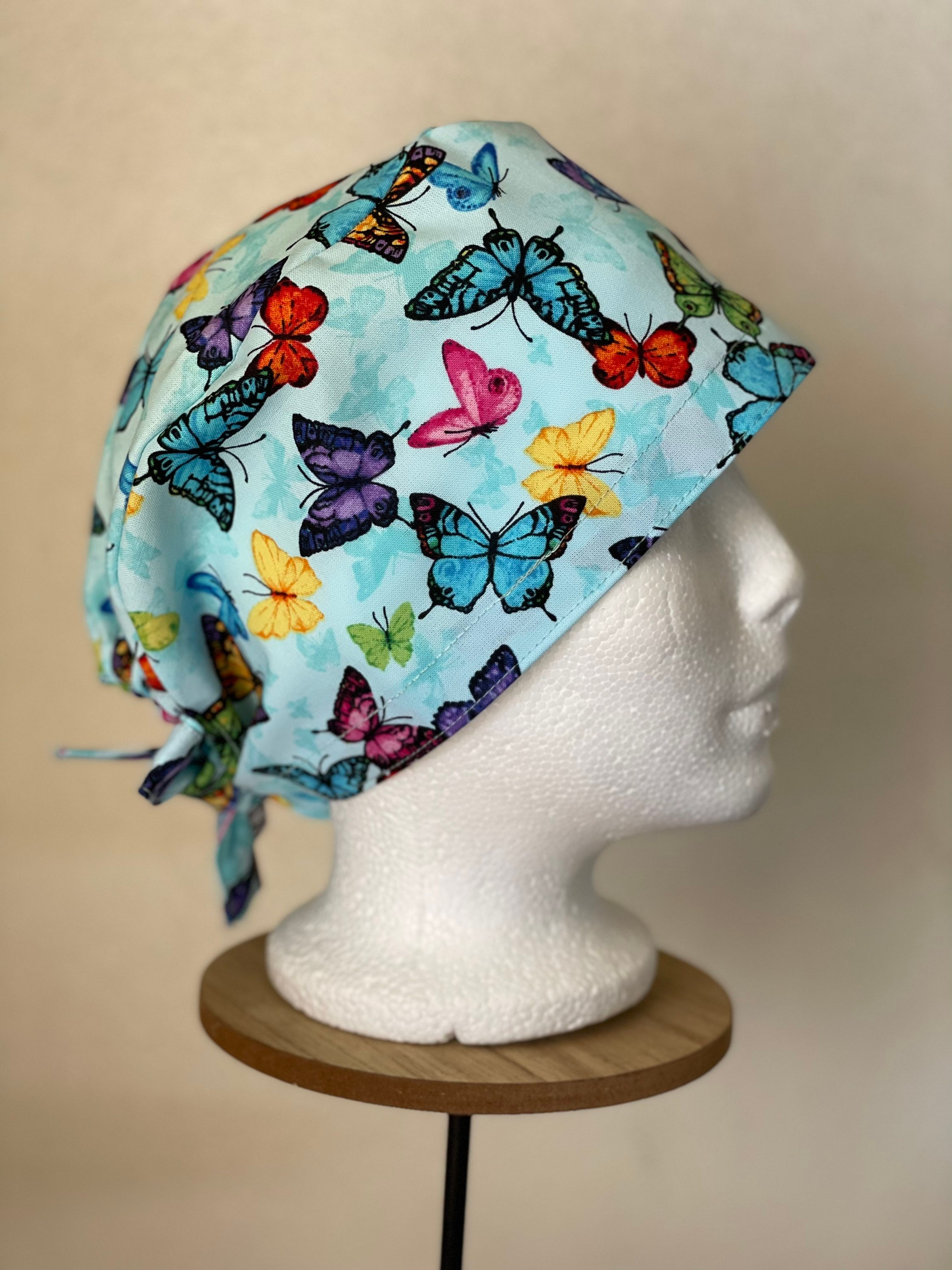 Butterfly Scrub Cap for Women Euro 