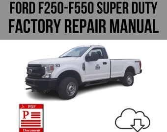 Ford F250 F350 F450 F550 Super Duty 2011-2016 Workshop Service Repair Manual Download