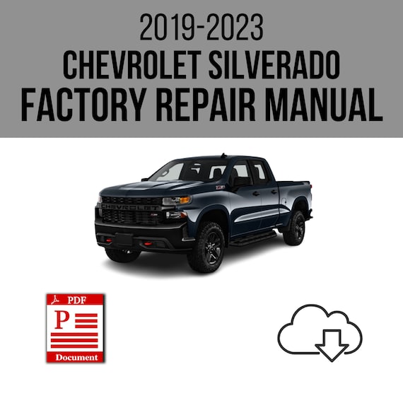 2002 CHEVY SILVERADO REPAIR MANUAL visual data 2