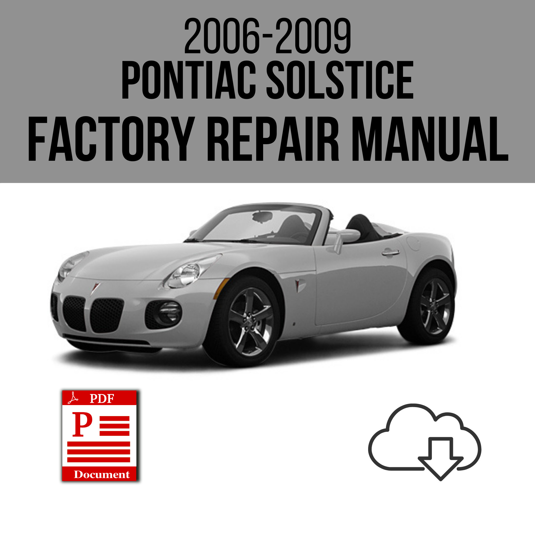 Pontiac Solstice 20062009 Service Repair Manual Download Etsy