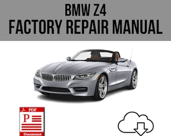 BMW Z4 2009-2016 werkplaats service reparatie handleiding downloaden