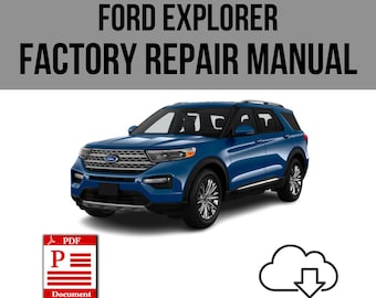Ford Explorer 2020-2022 Workshop Service Repair Manual Download