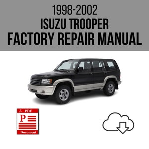 1996 Isuzu LV Owners Manual Reference Book - Rodeo Trooper Hombre