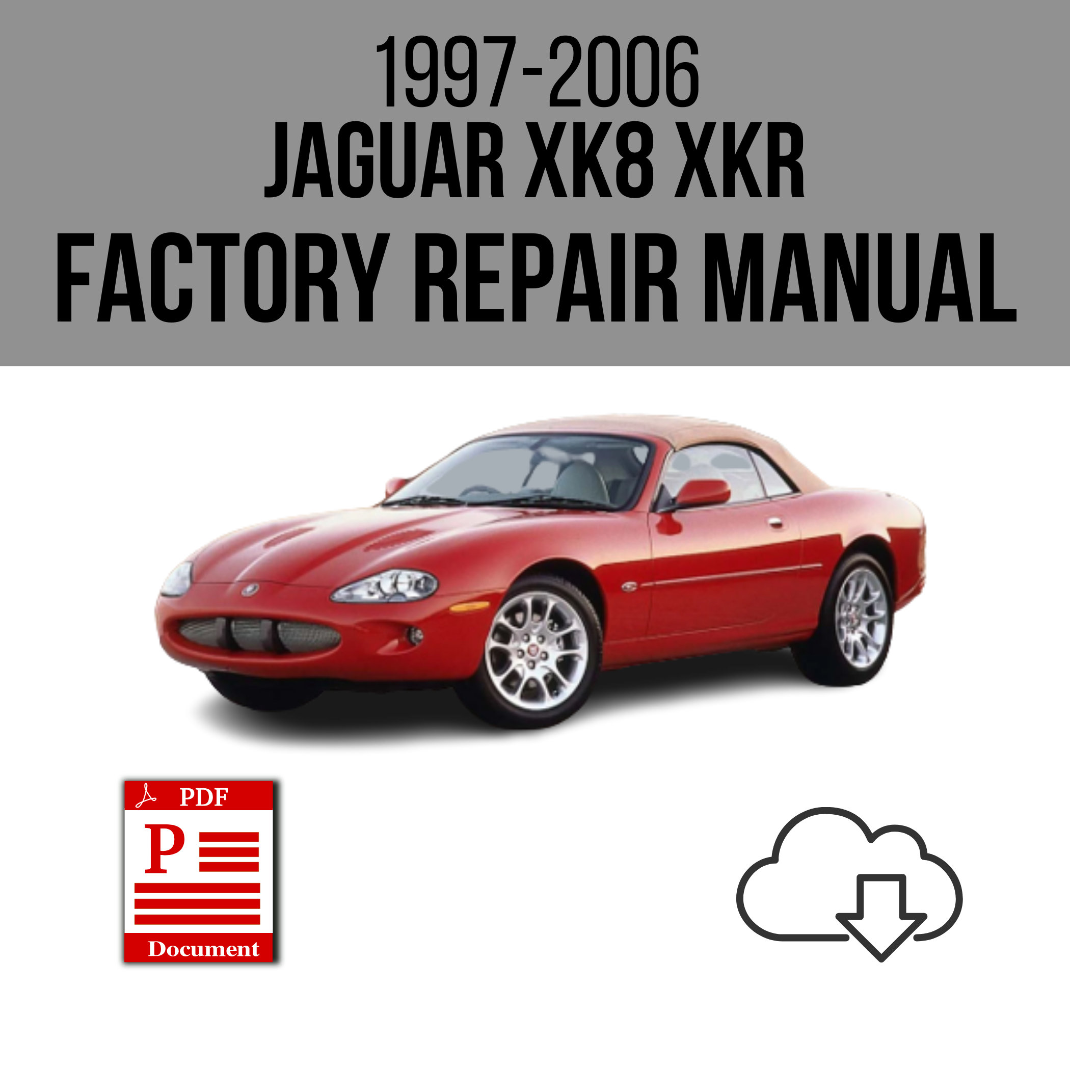 Jaguar XK8 XKR 19972006 Service Repair Manual Download Etsy