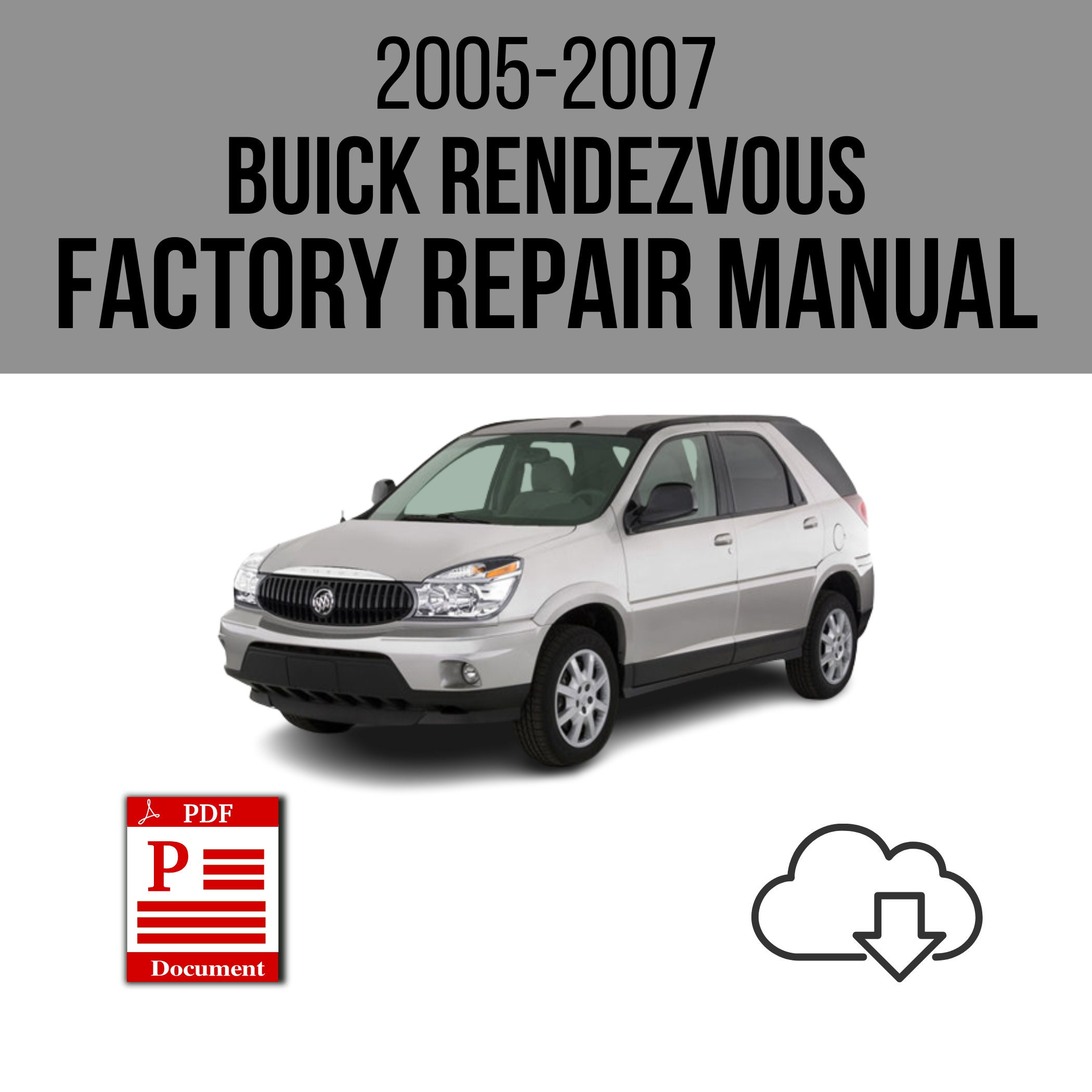 Buick Rendezvous 20052007 Service Repair Manual Download Etsy