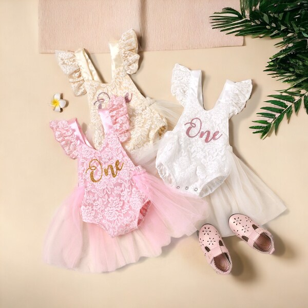 Newborn Baby Girls Romper, One Letter Little Princess Dress, Summer Costume, First Birthday Outfits, Baby Shower Gifts, 1St Birthday Romper