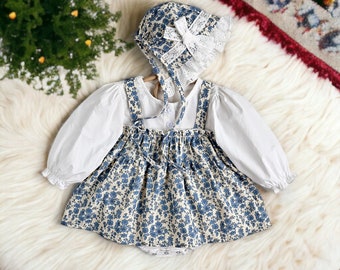 Body pour bébé d’automne d’été, vêtements floraux pour bébés filles, body pour bébé avec chapeau, tenues pour bébé fille, tenue de retour à la maison, vêtements pour bébé