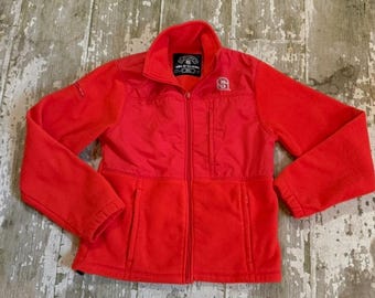 Giacca in pile vintage NC State Wolfpack, taglia S per adulti