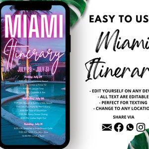 Itinerario Miami / Itinerario weekend / Itinerario weekend Miami / Itinerario spiaggia / Programma digitale