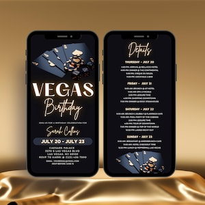 Las Vegas Geburtstags-Reiseplan | Geburtstag Reiseplan | Wochenend-Reiseplan | Las Vegas Wochenende | Digitaler Wochenend-Reiseplan