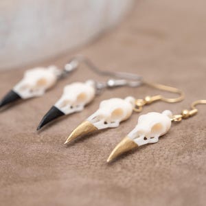Raven Skulls Clean style Resin Raven skulls