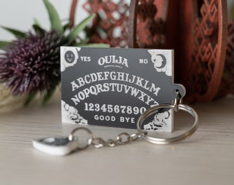 Ouija Board Keychain with Planchet Double Sided