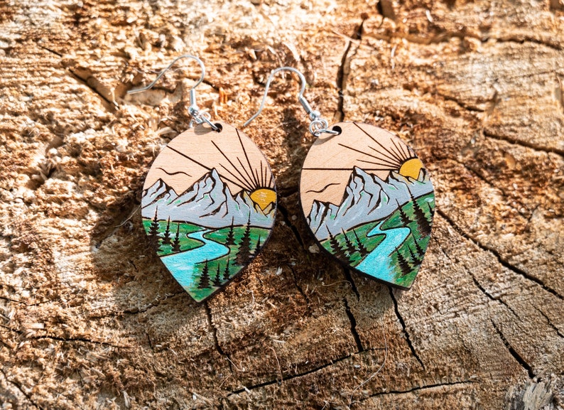 Earrings Sun & Mountain - Sonia Pallet main image 0