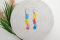 Easter Peep Acrylic Earrings: Laser-Cut Bunny Dangles