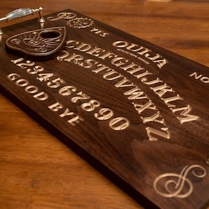 Ouija Board Serving Tray with 4 Planchette Coasters