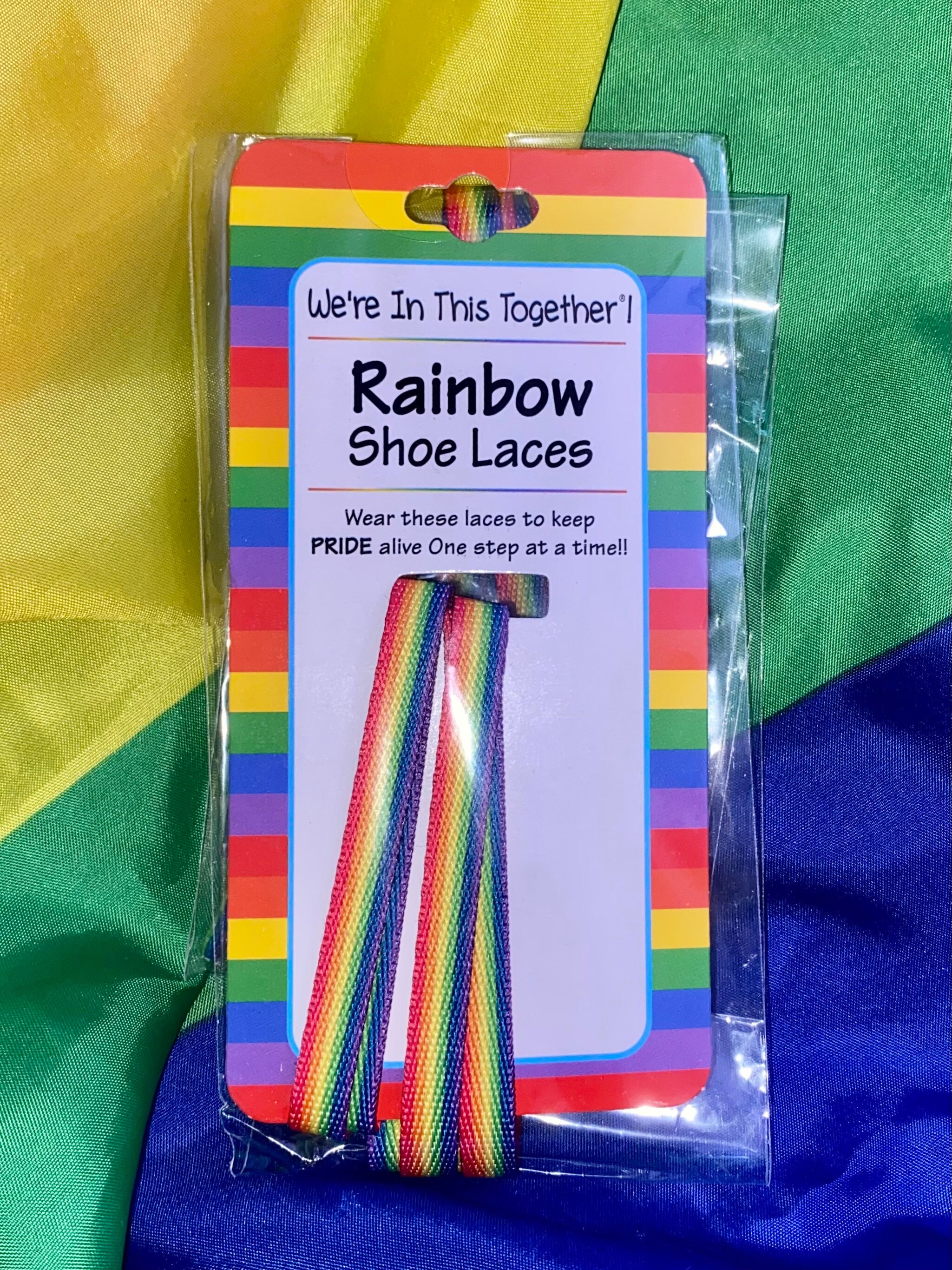 LGBT Pride Gay Rainbow Shoelaces Etsy