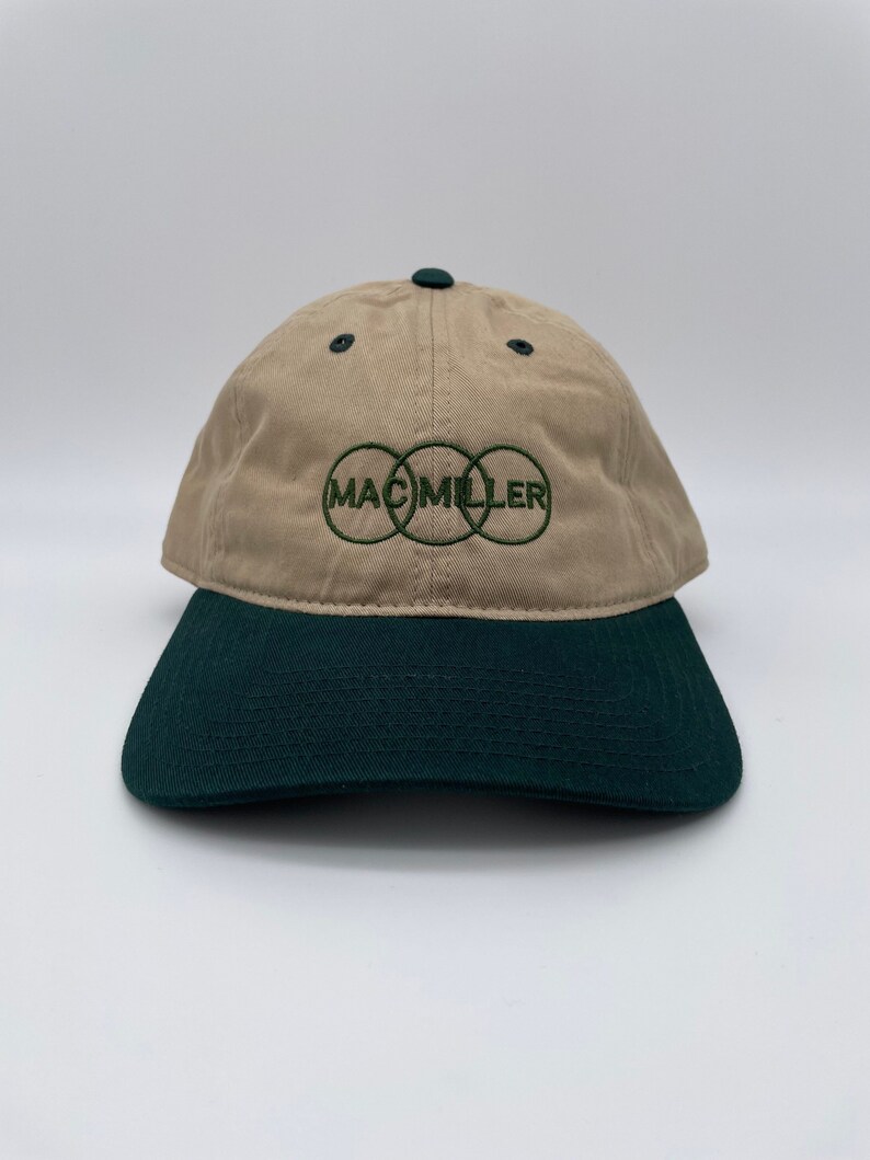 Mac Miller circles embroidered unisex dad hat | Mac Miller merch | Mac Miller swimming merch 