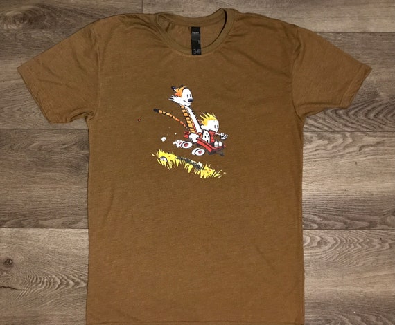 Hobbes T Shirt comic Strip Vintage 