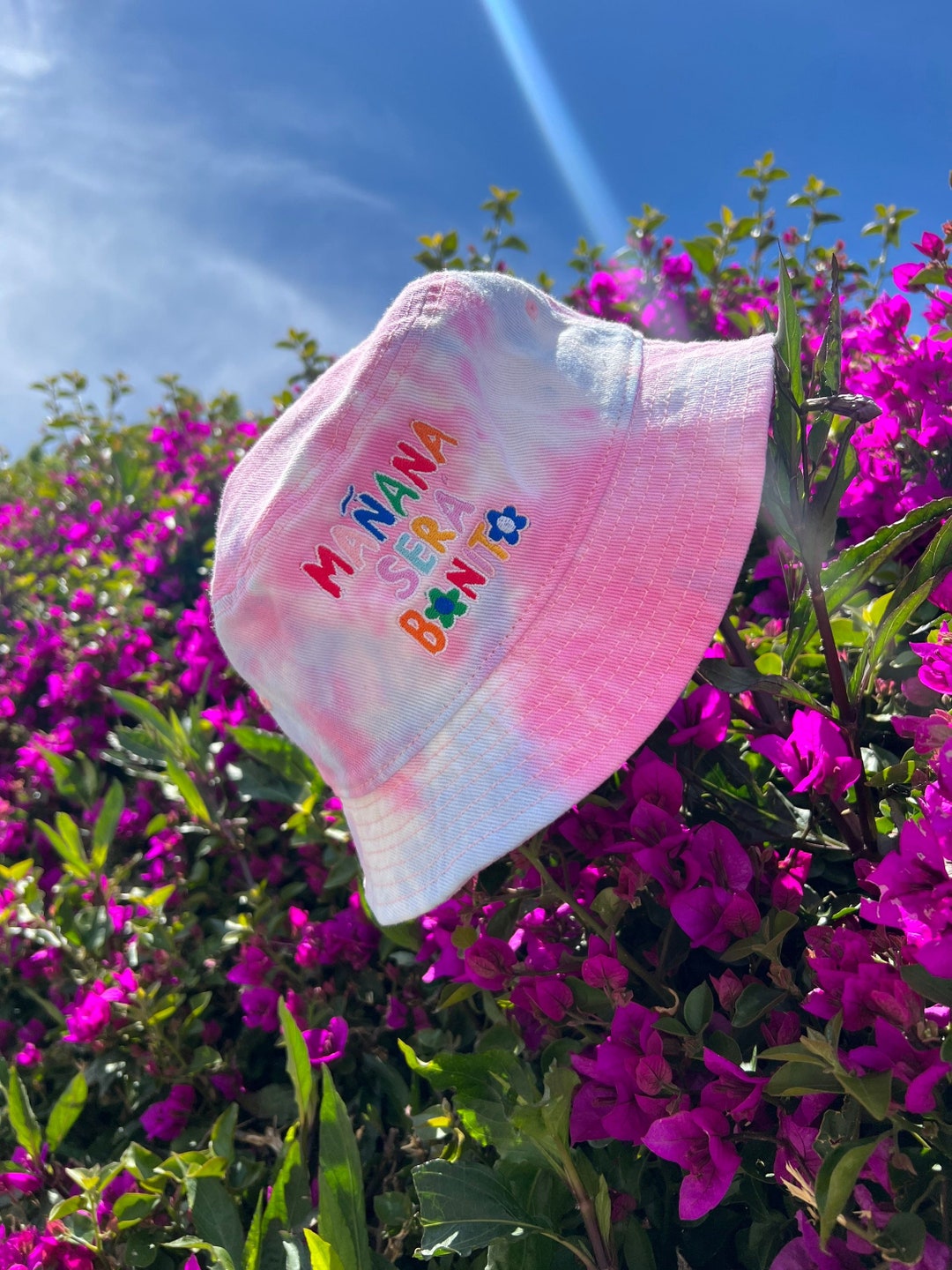 Karol G Embroidered Tie Dyed Bucket Hat Mañana Sera Bonito - Etsy