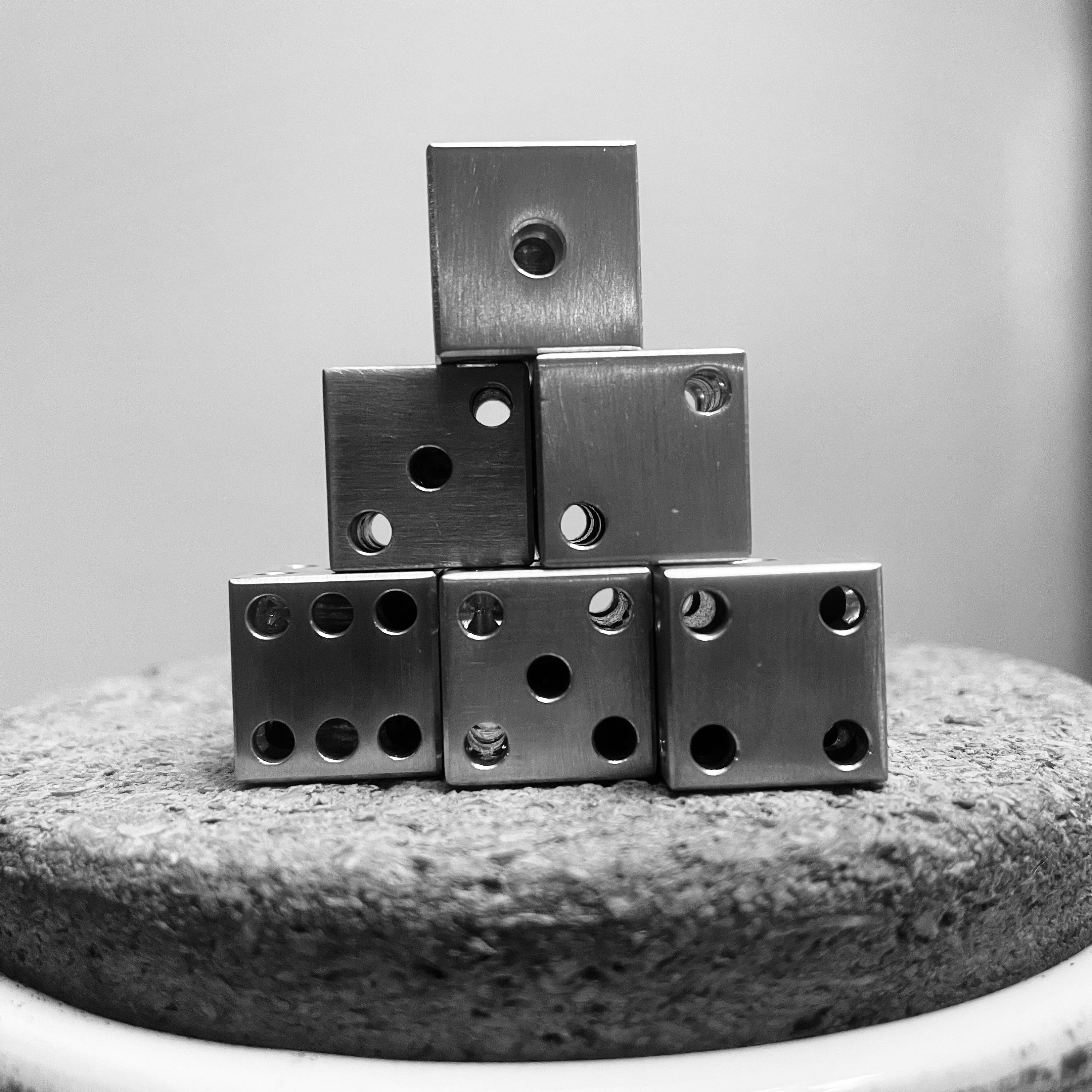 Aluminum Dice, Metal Dice, the Holed 6d Dice Etsy