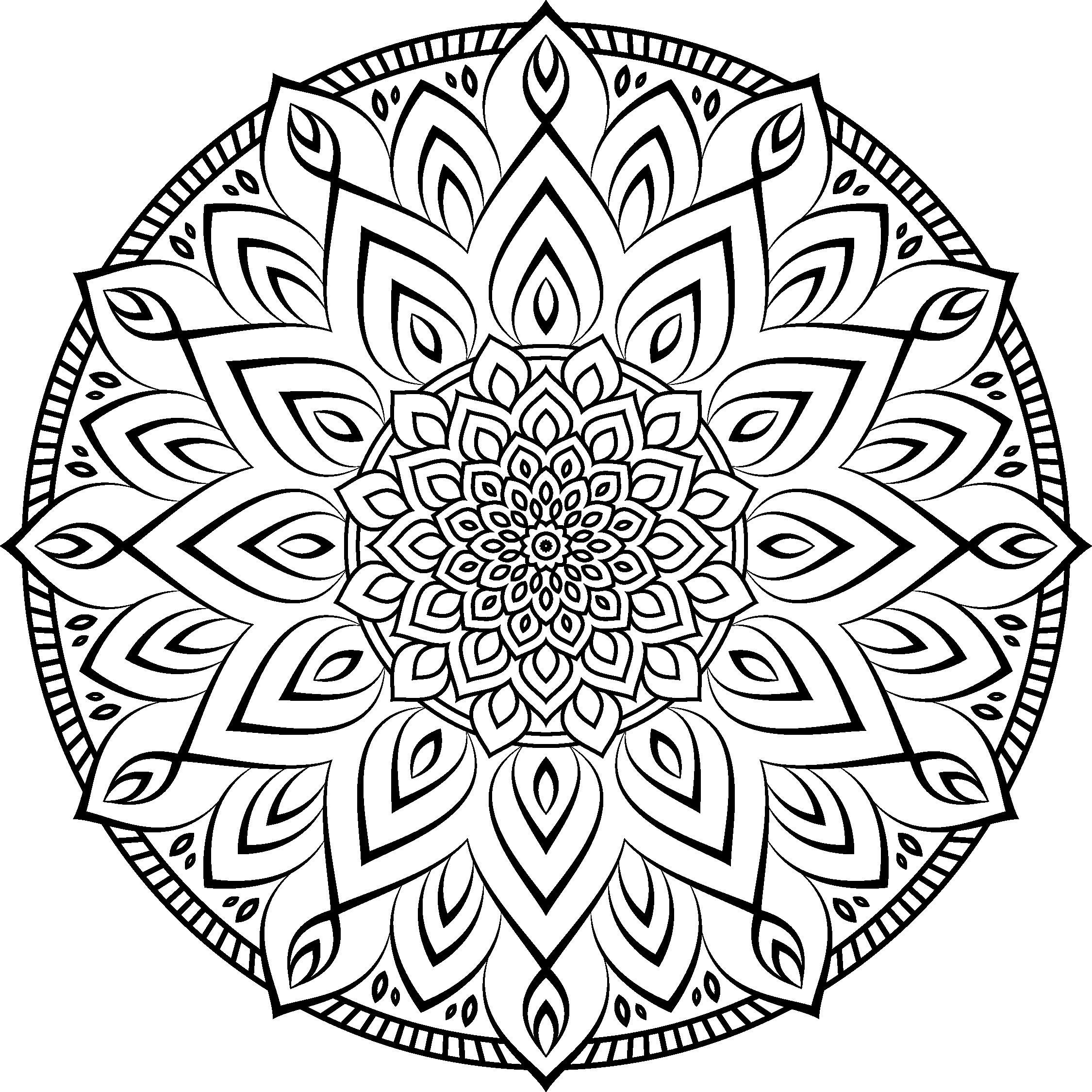 10 High Quality Geometric Coloring pages | Etsy