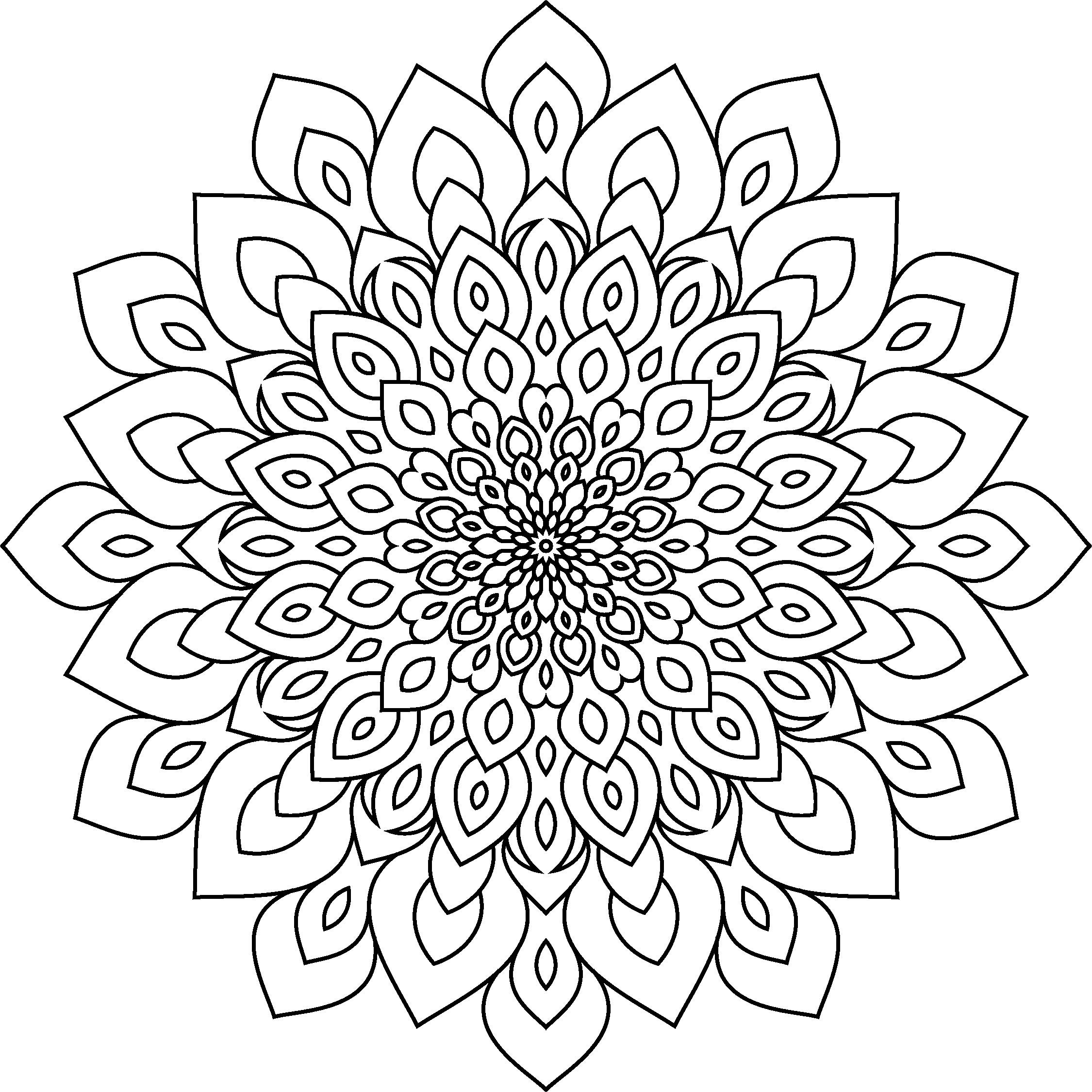 10 High Quality Geometric Coloring pages | Etsy