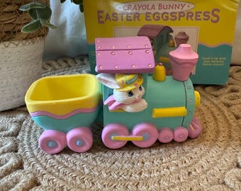 Crayola Bunny Easter Eggspress Hallmark Decoration