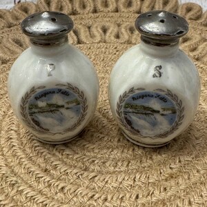Vintage Niagara Falls Salt And Pepper Shakers