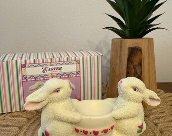Vintage Easter Bunny Egg Holder