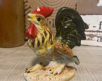 Figura de figura de gallo vintage