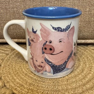 Vintage Pig Mug - Etsy