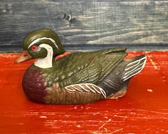 Vintage Ceramic Duck Figurine
