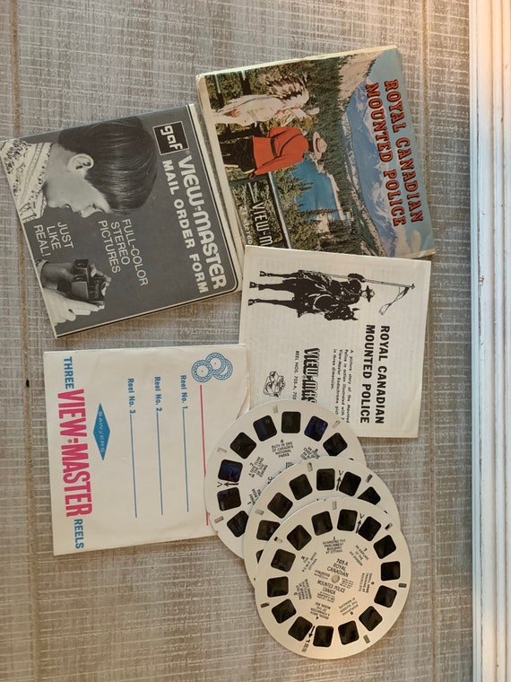 Vintage View Master Reels Royal Canadian Mounted Police -  Canada