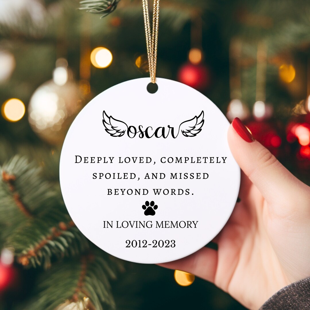 Pet Loss Memorial Plaque, Bereavement Paw Print Keepsake to Remember a ...