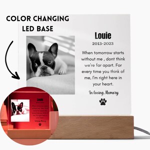 Pet Memorial, Dog Memorial Gift, Pet Loss Gifts, Pet Memorial Gift, Loss of Dog, Dog Remembrance Gift, Dog Sympathy Gift, Pet Memorial Frame