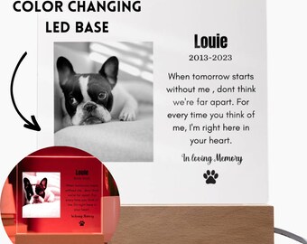 Pet Memorial, Dog Memorial Gift, Pet Loss Gifts, Pet Memorial Gift, Loss of Dog, Dog Remembrance Gift, Dog Sympathy Gift, Pet Memorial Frame