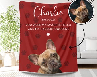 Personalized Pet Memorial Blanket | Pet Memorial Gift| Loss of Pet Gift | Personalized Pet Blanket| Custom Dog Blanket| Loss of Pet Keepsake