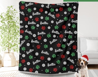 Manta personalizada para perro, manta para perros, manta para perros de felpa, manta con nombre de perro, regalo para amante de los perros, manta con nombre de cachorro, nuevo regalo para cachorros