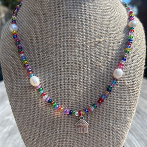 House Charm Beaded Necklace