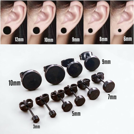 Earrings made of deals surgical steel