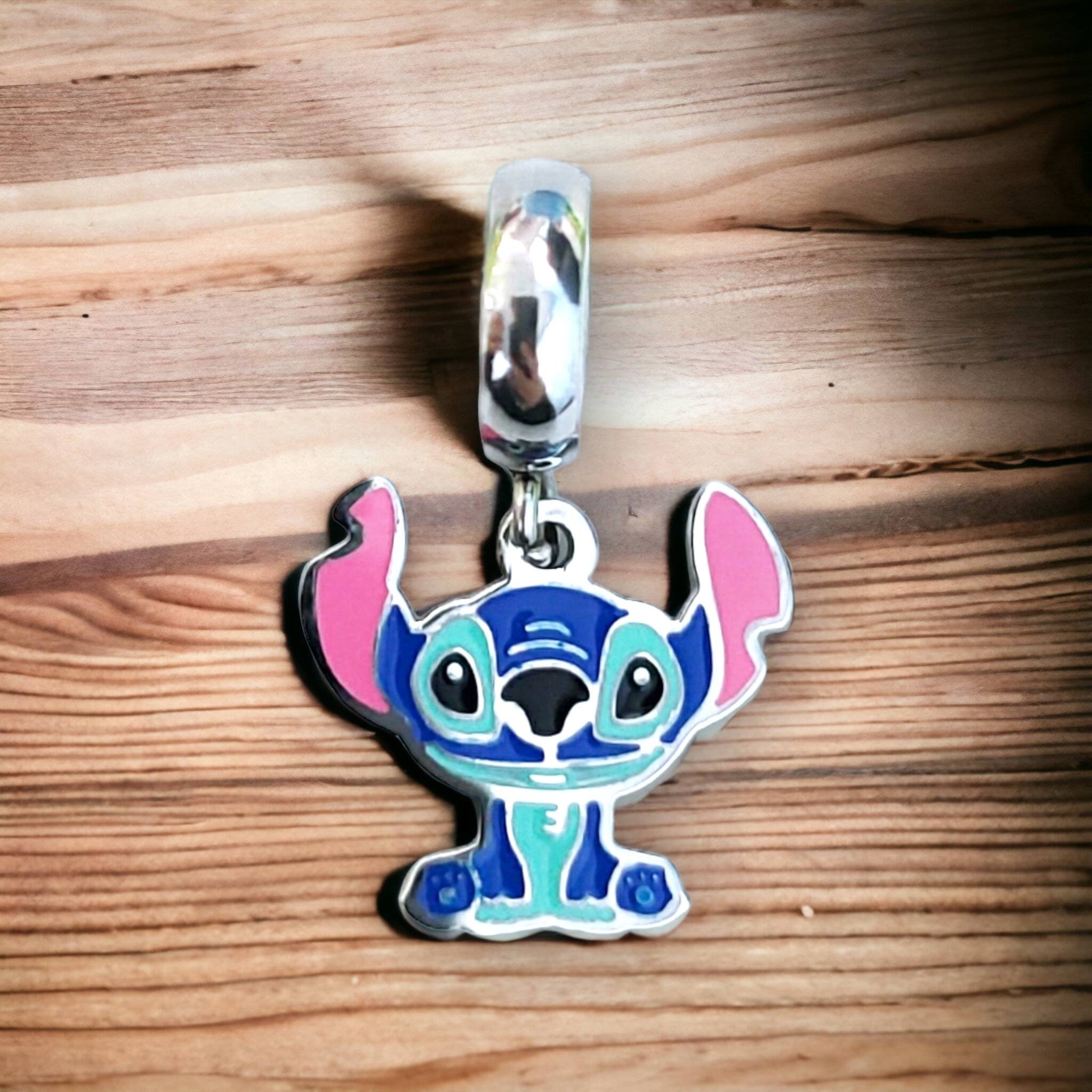 Lilo and Stitch Charm,stitch Christmas Charm,s925 Sterling Silver