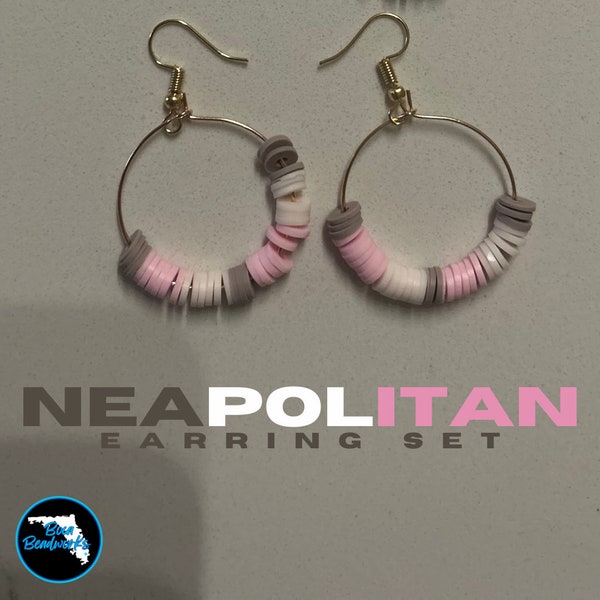 Neapolitan Earring Set