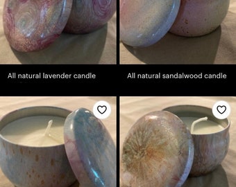Set of 4 All Natural Candles