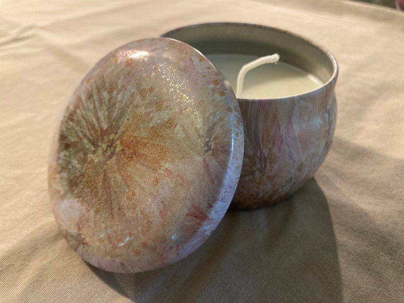 All Natural Peppermint Candle Etsy