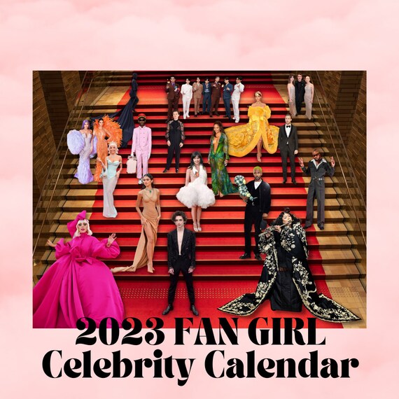 Fan Girl Calendar 2023 Celebrity Pop Culture Calendar - Etsy Fan Girl Calendar 2023 Celebrity Pop Culture Calendar - Etsy